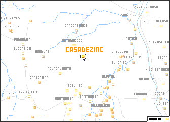 map of Casa de Zinc