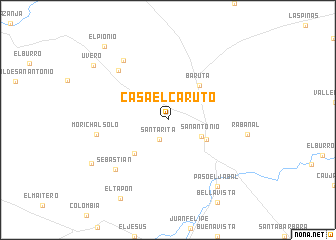 map of Casa El Caruto