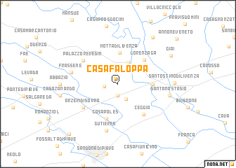 map of Casa Faloppa