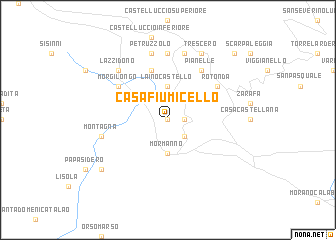 map of Casa Fiumicello