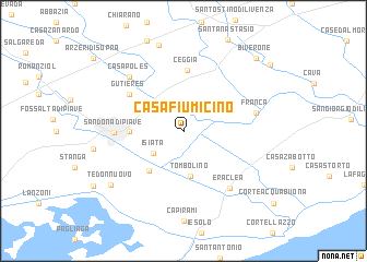 map of Casa Fiumicino