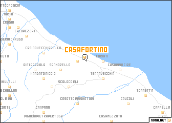 map of Casa Fortino