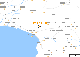 map of Casa Fusi