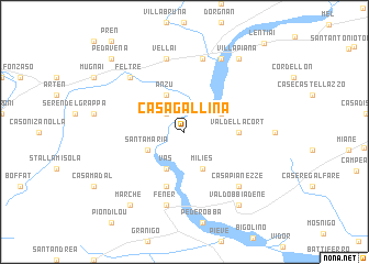 map of Casa Gallina