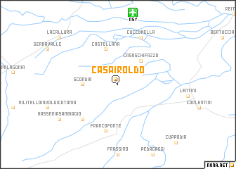 map of Casa Iroldo