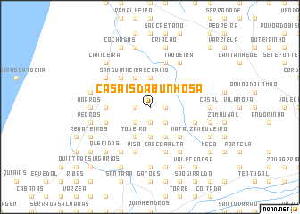 map of Casais da Bunhosa
