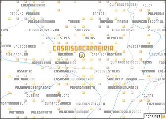 map of Casais da Carneiria