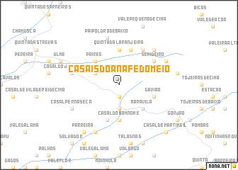 map of Casais do Anafe do Meio