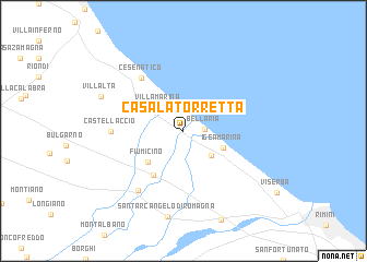 map of Casa la Torretta
