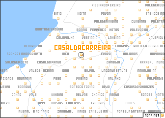 map of Casal da Carreira