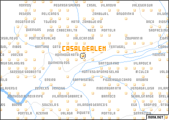 map of Casal de Além