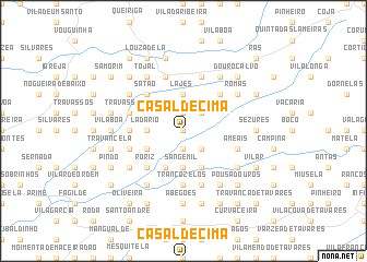 map of Casal de Cima