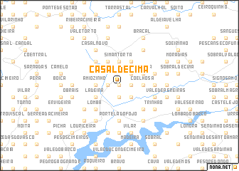 map of Casal de Cima