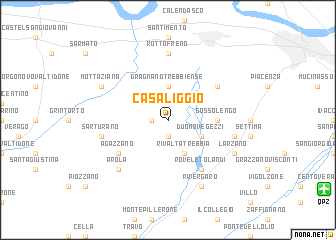 map of Casaliggio