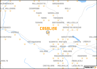 map of Casaline