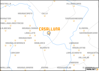 map of Casa-Lluna
