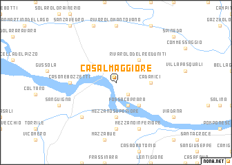 map of Casalmaggiore