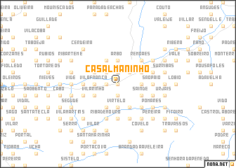 map of Casalmaninho