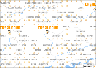 map of Casal Novo