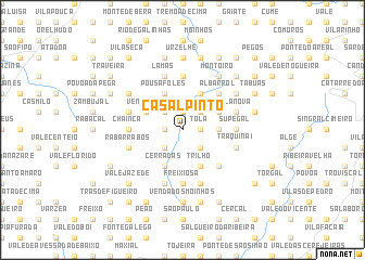 map of Casal Pinto