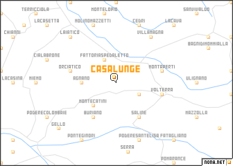 map of Casalunge