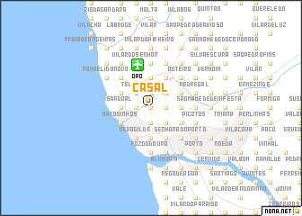 map of Casal