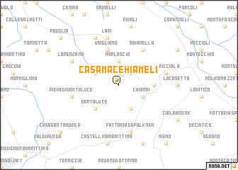 map of Casa Macehia Meli