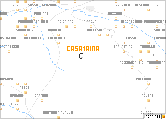 map of Casamaina