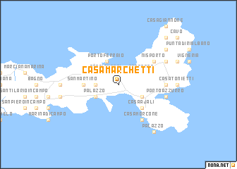 map of Casa Marchetti