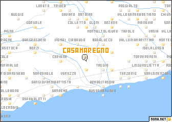map of Casa Maregno