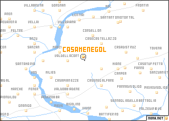 map of Casa Menegol