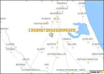 map of Casa Motor de Don Pedro