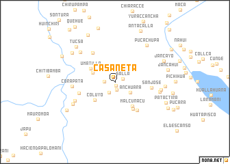 map of Casaneta