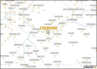 map of Cã Sanimã