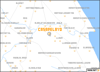 map of Casa Pelayo