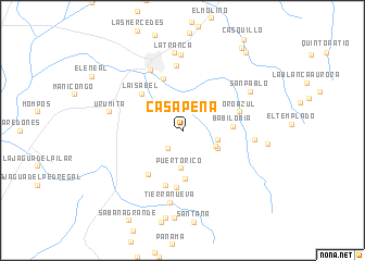 map of Casa Peña