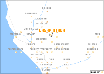 map of Casa Pintada