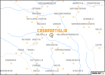 map of Casa Portiglia