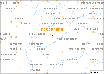 map of Casa Ronco