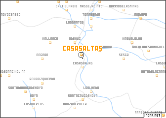 map of Casas Altas