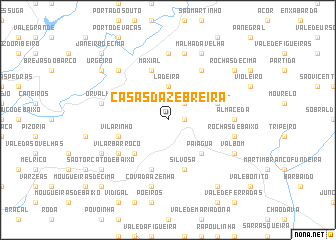 map of Casas da Zebreira