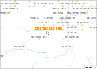 map of Casas del Abad