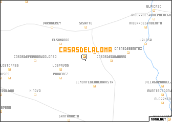 map of Casas de la Loma