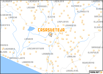 map of Casas de Teja