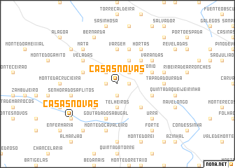 map of Casas Novas