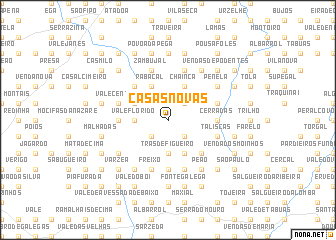 map of Casas Novas