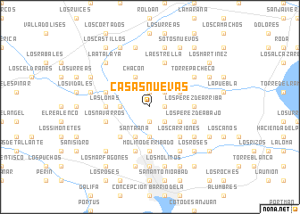 map of Casas Nuevas