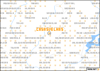 map of Casas Velhas