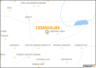 map of Casas Viejas