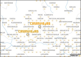 map of Casas Viejas